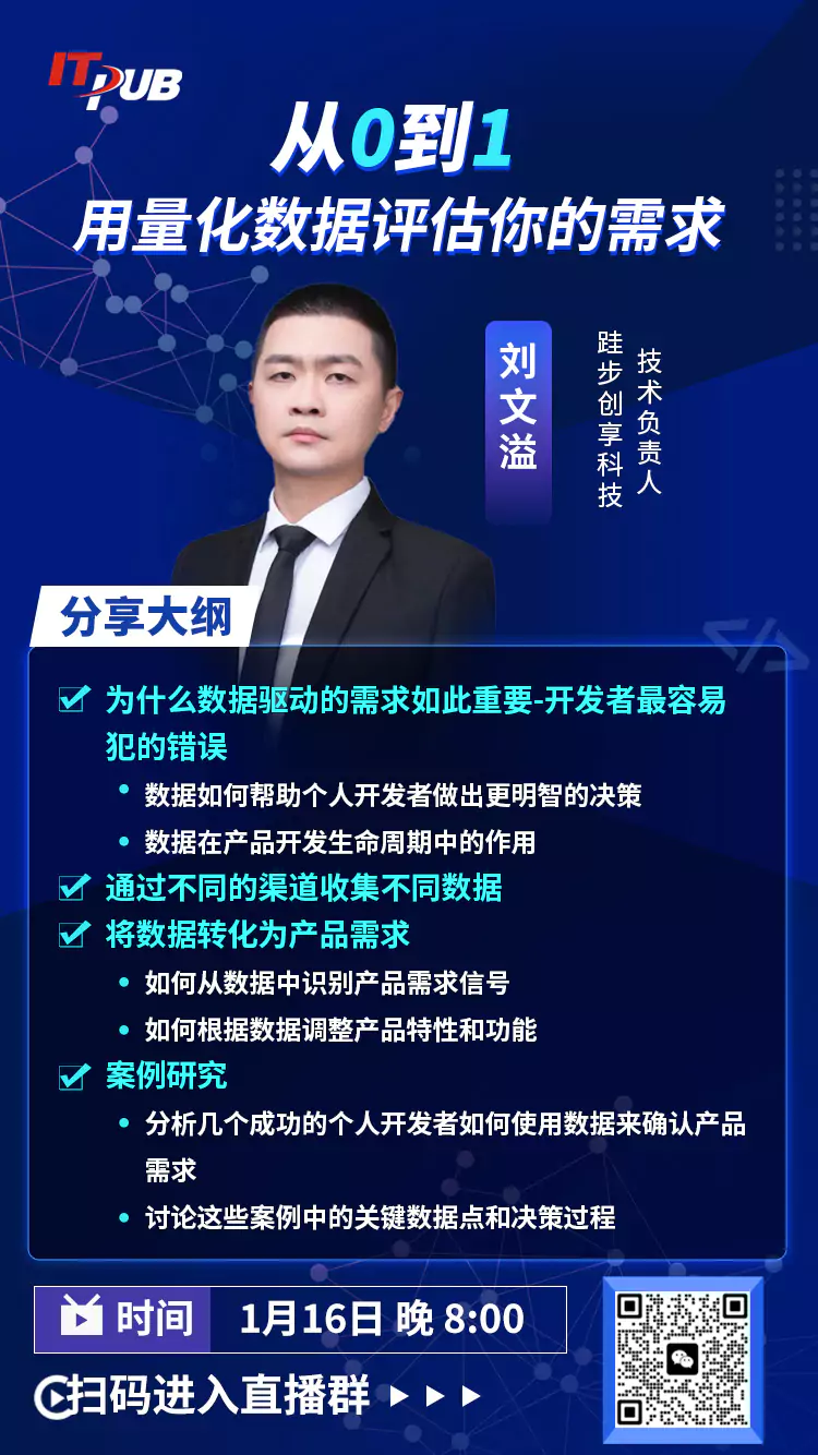 从O到1用量化数据评估你的需求